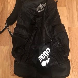 Women / Men Arena Spiky 2 Large Black Backpack